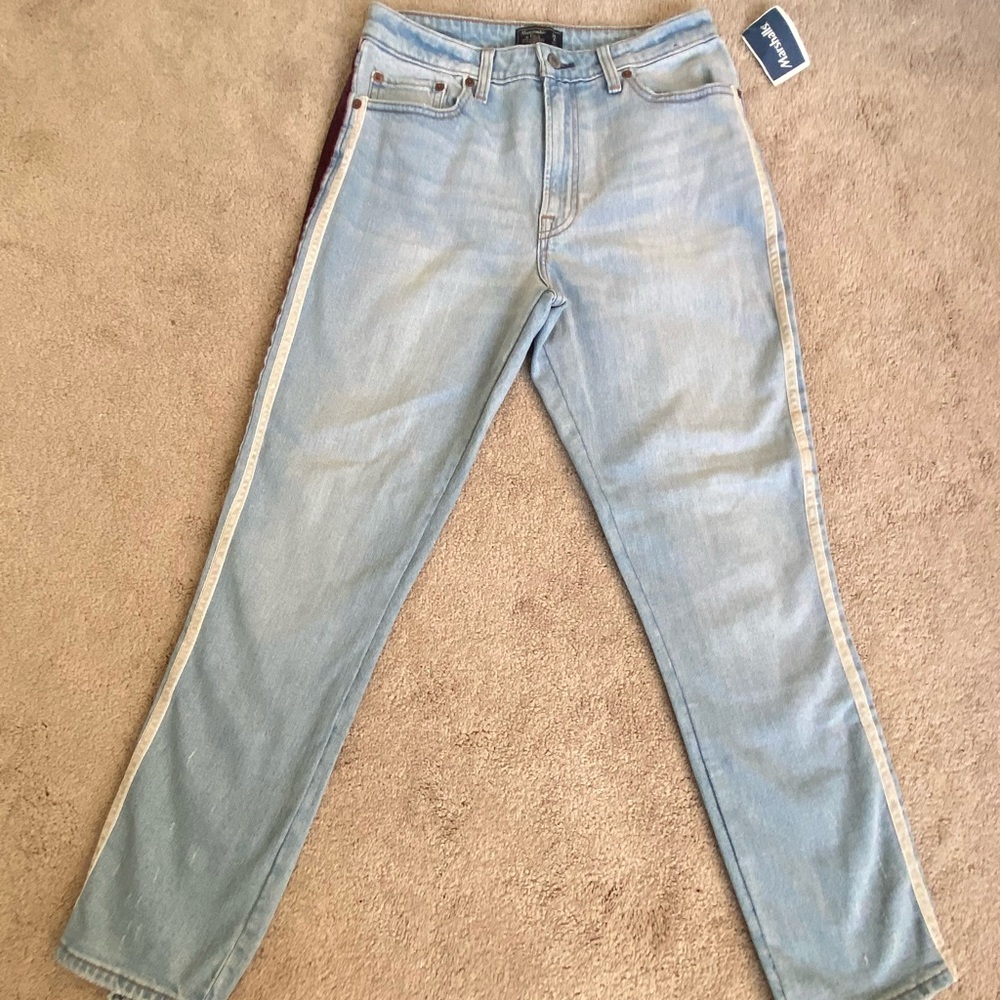 High rise slim pants